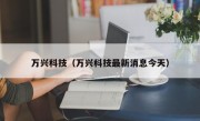 万兴科技（万兴科技最新消息今天）