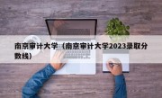 南京审计大学（南京审计大学2023录取分数线）