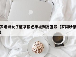 罗翔谈女子遭掌掴还手被判定互殴（罗翔吵架）