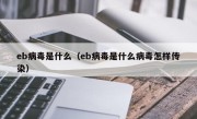eb病毒是什么（eb病毒是什么病毒怎样传染）