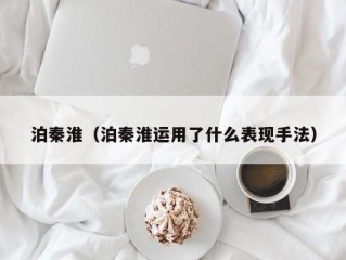 泊秦淮（泊秦淮运用了什么表现手法）