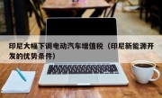 印尼大幅下调电动汽车增值税（印尼新能源开发的优势条件）