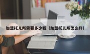 加盟托儿所需要多少钱（加盟托儿所怎么样）