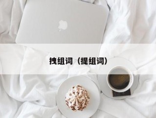 拽组词（提组词）