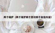 两个维护（两个维护四个意识四个自信内容）