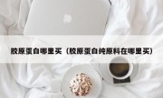 胶原蛋白哪里买（胶原蛋白纯原料在哪里买）