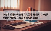 中方将派特别代表赴乌克兰等国访问（中方将派特别代表赴乌克兰等国访问感想）