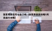 张家界现在可以去了吗（张家界旅游攻略5天自由行攻略）