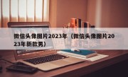 微信头像图片2023年（微信头像图片2023年新款男）