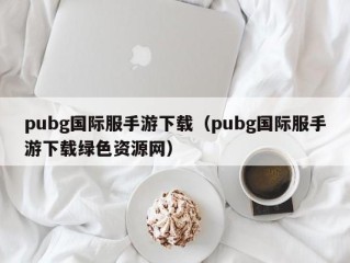 pubg国际服手游下载（pubg国际服手游下载绿色资源网）