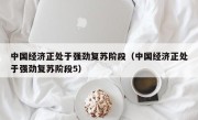 中国经济正处于强劲复苏阶段（中国经济正处于强劲复苏阶段5）