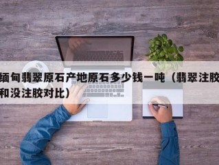 缅甸翡翠原石产地原石多少钱一吨（翡翠注胶和没注胶对比）