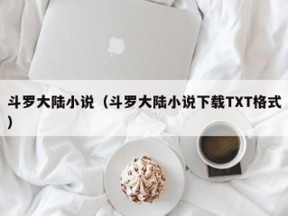 斗罗大陆小说（斗罗大陆小说下载TXT格式）