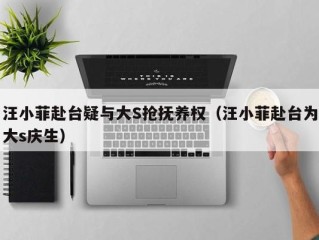 汪小菲赴台疑与大S抢抚养权（汪小菲赴台为大s庆生）