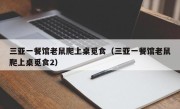 三亚一餐馆老鼠爬上桌觅食（三亚一餐馆老鼠爬上桌觅食2）