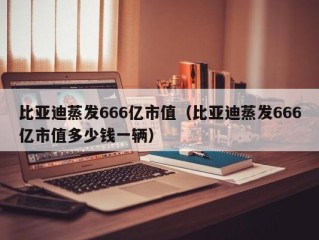 比亚迪蒸发666亿市值（比亚迪蒸发666亿市值多少钱一辆）