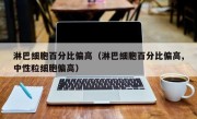 淋巴细胞百分比偏高（淋巴细胞百分比偏高,中性粒细胞偏高）