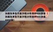 孙国友承包万亩沙地20年栽种600多亩（孙国友承包万亩沙地20年栽种600多亩,4400亩）