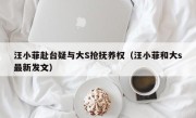 汪小菲赴台疑与大S抢抚养权（汪小菲和大s最新发文）