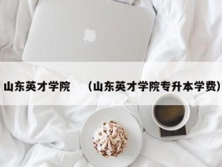 山东英才学院　（山东英才学院专升本学费）