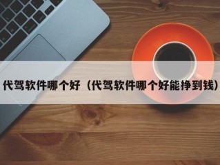 代驾软件哪个好（代驾软件哪个好能挣到钱）