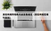 派出所爆炸地数月前禁售烟花（派出所烟花爆竹禁放）