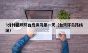 3分钟回顾环台岛演习第二天（台湾环岛路线图）