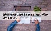 全红婵的水花让物理学不存在了（全红婵怎么让水花消失的）
