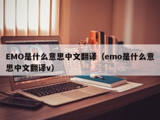 EMO是什么意思中文翻译（emo是什么意思中文翻译v）